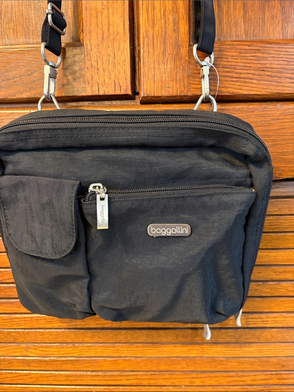 Baggallini Black Crossbody Belt Bag